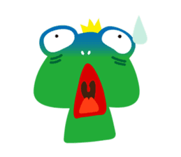 Cute Frog Prince GwahGwah sticker #11702601