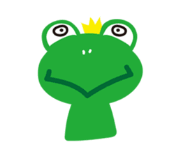 Cute Frog Prince GwahGwah sticker #11702602