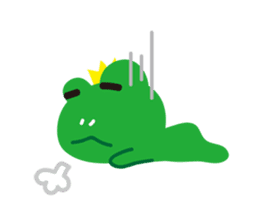 Cute Frog Prince GwahGwah sticker #11702604
