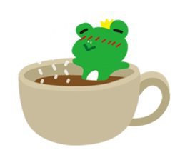 Cute Frog Prince GwahGwah sticker #11702607