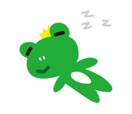 Cute Frog Prince GwahGwah sticker #11702608