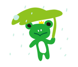 Cute Frog Prince GwahGwah sticker #11702609