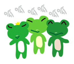 Cute Frog Prince GwahGwah sticker #11702610
