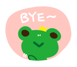 Cute Frog Prince GwahGwah sticker #11702612