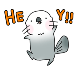 YURU-I sea otter2 sticker #11703384