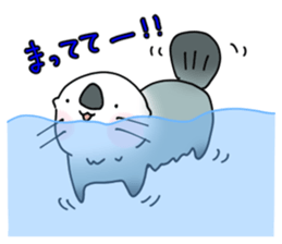 YURU-I sea otter2 sticker #11703385