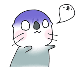 YURU-I sea otter2 sticker #11703390