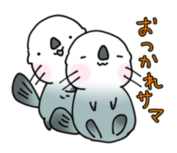 YURU-I sea otter2 sticker #11703397