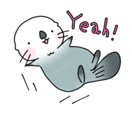 YURU-I sea otter2 sticker #11703398