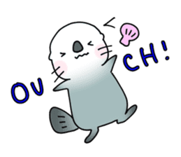 YURU-I sea otter2 sticker #11703403