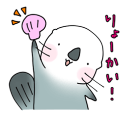 YURU-I sea otter2 sticker #11703411