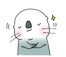 YURU-I sea otter2 sticker #11703413