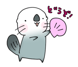 YURU-I sea otter2 sticker #11703414