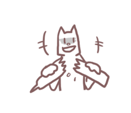 Strong dog hero2 sticker #11704226