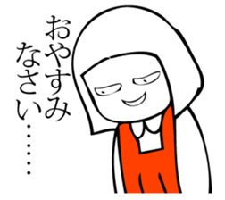 Hanako who is Showa 4. sticker #11704485
