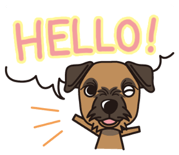 iinu - Border Terrier sticker #11704761