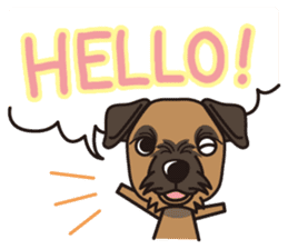 iinu - Border Terrier sticker #11704761