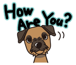 iinu - Border Terrier sticker #11704763