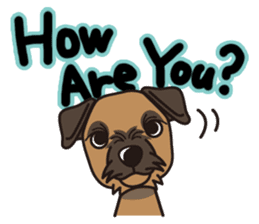 iinu - Border Terrier sticker #11704763