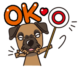 iinu - Border Terrier sticker #11704765