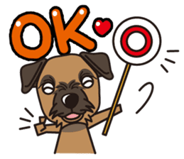 iinu - Border Terrier sticker #11704765