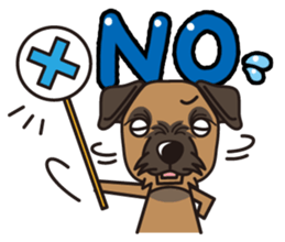 iinu - Border Terrier sticker #11704767