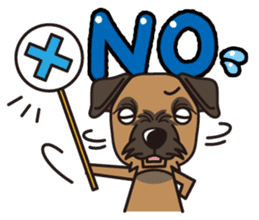iinu - Border Terrier sticker #11704767