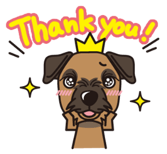 iinu - Border Terrier sticker #11704785