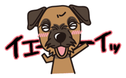 iinu - Border Terrier sticker #11704793