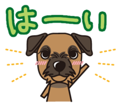 iinu - Border Terrier sticker #11704805