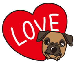 iinu - Border Terrier sticker #11704807