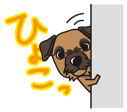 iinu - Border Terrier sticker #11704809