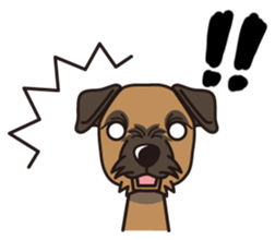 iinu - Border Terrier sticker #11704821
