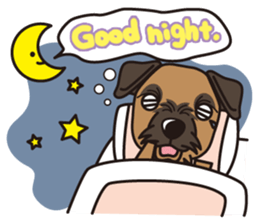 iinu - Border Terrier sticker #11704825