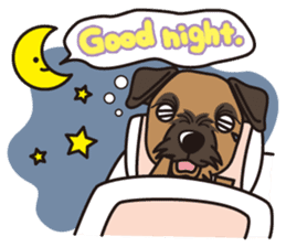 iinu - Border Terrier sticker #11704825