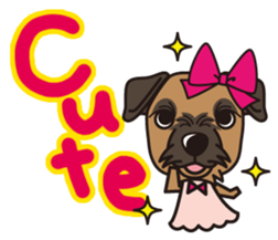 iinu - Border Terrier sticker #11704829