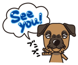 iinu - Border Terrier sticker #11704839