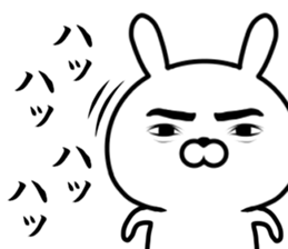 A rabbit loving myself sticker #11704936