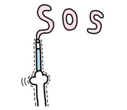 Rabbit ribbon. sticker #11705262