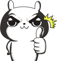 Rabbit, corresponding convincing sticker #11706286