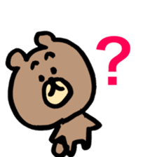 Rabbit and Bear life sticker #11706373