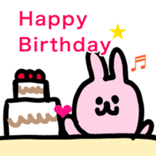 Rabbit and Bear life sticker #11706395