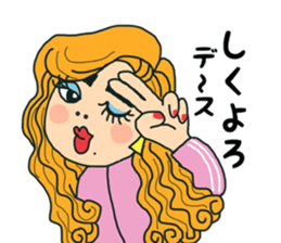 Bubbly gal sticker #11706992