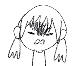 Mayuzou and her sticker #11707122