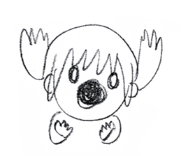 Mayuzou and her sticker #11707124