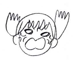 Mayuzou and her sticker #11707127