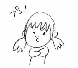 Mayuzou and her sticker #11707130