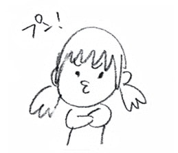 Mayuzou and her sticker #11707130