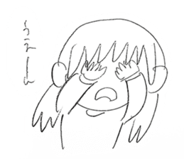 Mayuzou and her sticker #11707143