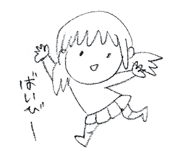 Mayuzou and her sticker #11707159